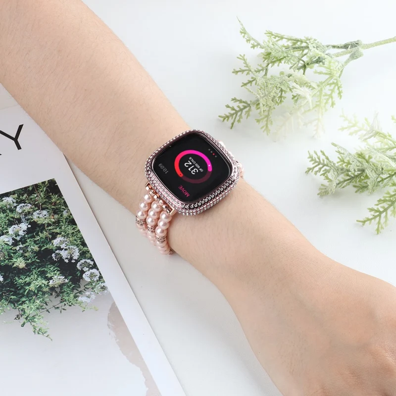 Mega zäh Fitbit Versa 3 Strass armband