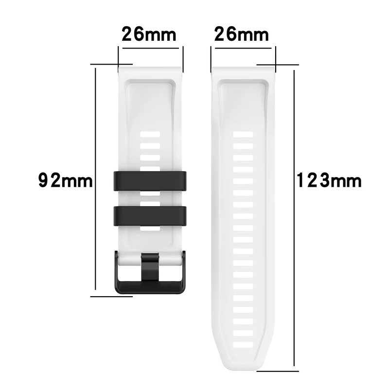 Mega zäh Universell Garmin Silikon / TPU armband