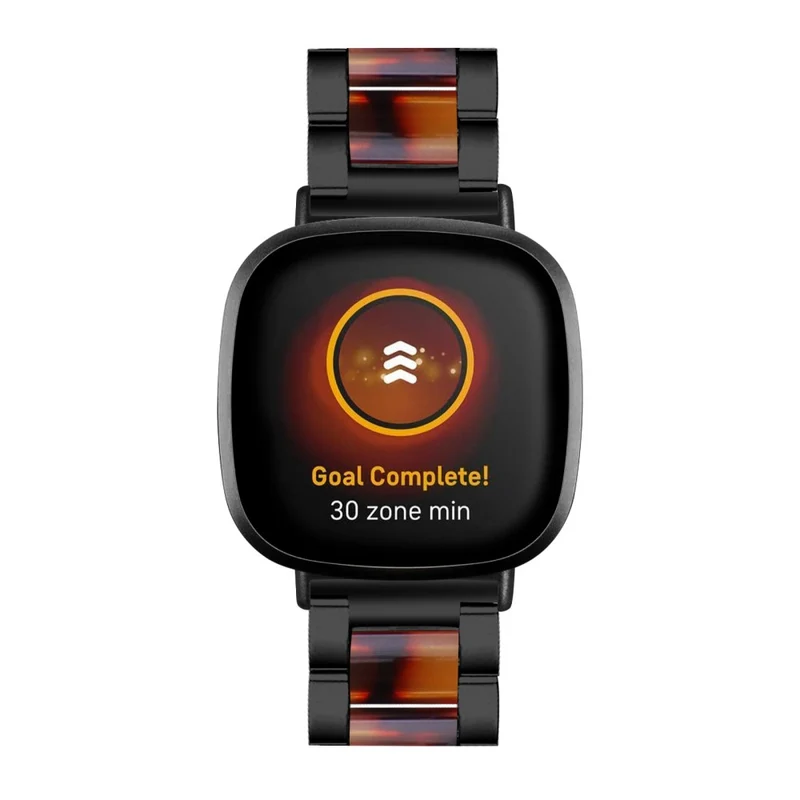 Zeitlos Fitbit Versa 3 Metall und Plastik armband