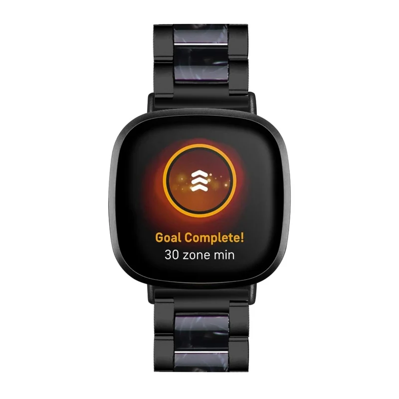 Zeitlos Fitbit Versa 3 Metall und Plastik armband