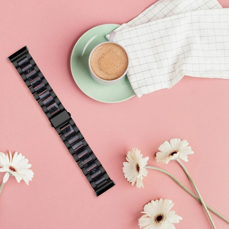 Zeitlos Fitbit Versa 3 Metall und Plastik armband