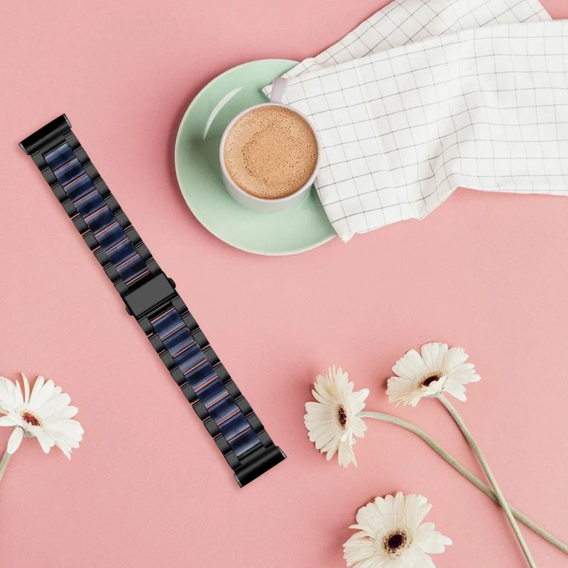 Zeitlos Fitbit Versa 3 Metall und Plastik armband