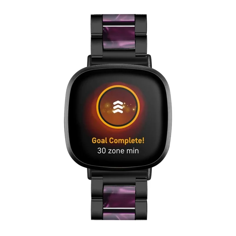 Zeitlos Fitbit Versa 3 Metall und Plastik armband