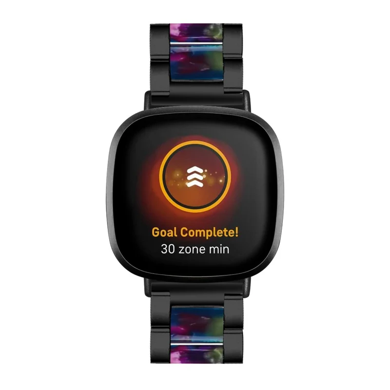 Zeitlos Fitbit Versa 3 Metall und Plastik armband