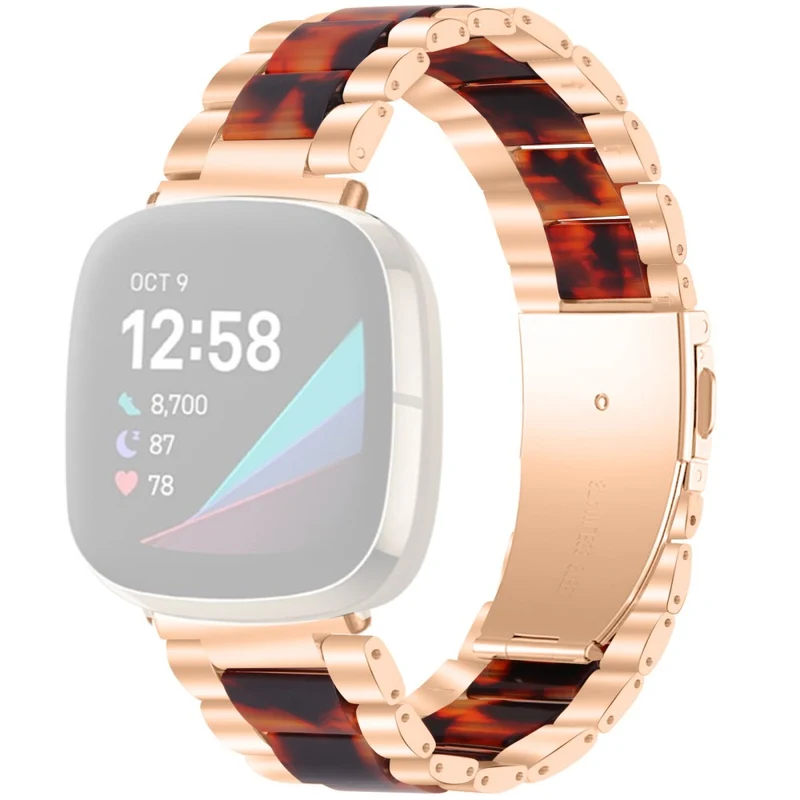 Zeitlos Fitbit Versa 3 Metall und Plastik armband