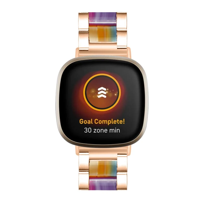 Zeitlos Fitbit Versa 3 Metall und Plastik armband