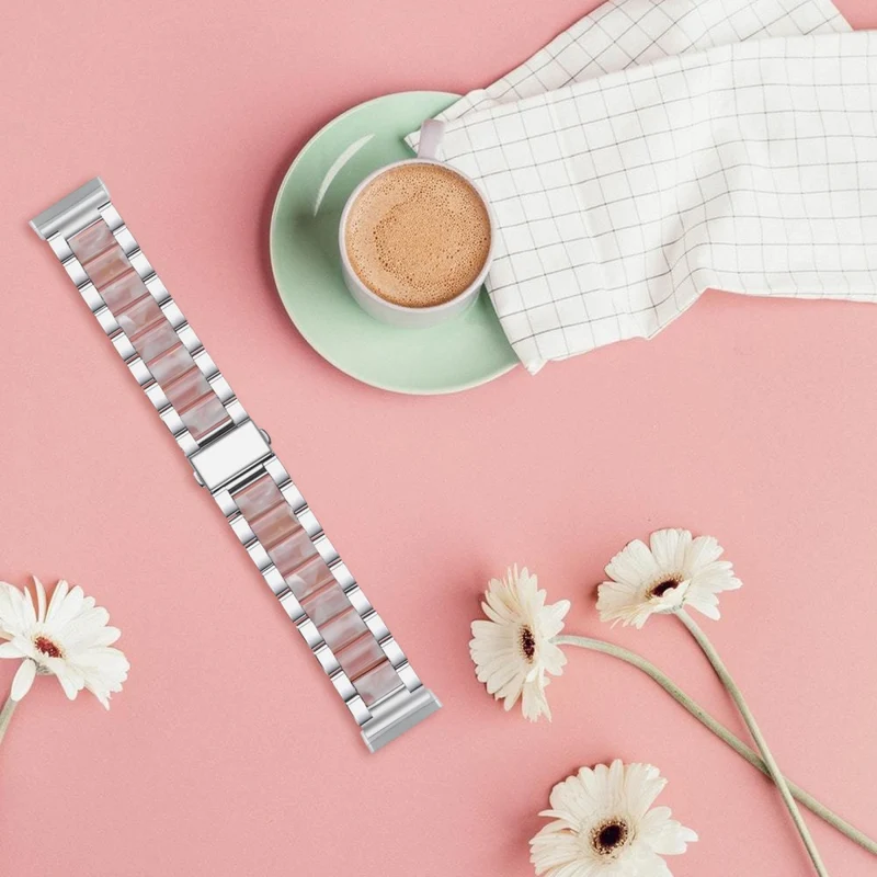 Mega bequem Fitbit Versa 3 Metall und Plastik armband