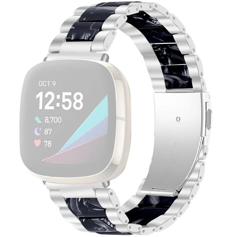 Mega bequem Fitbit Versa 3 Metall und Plastik armband