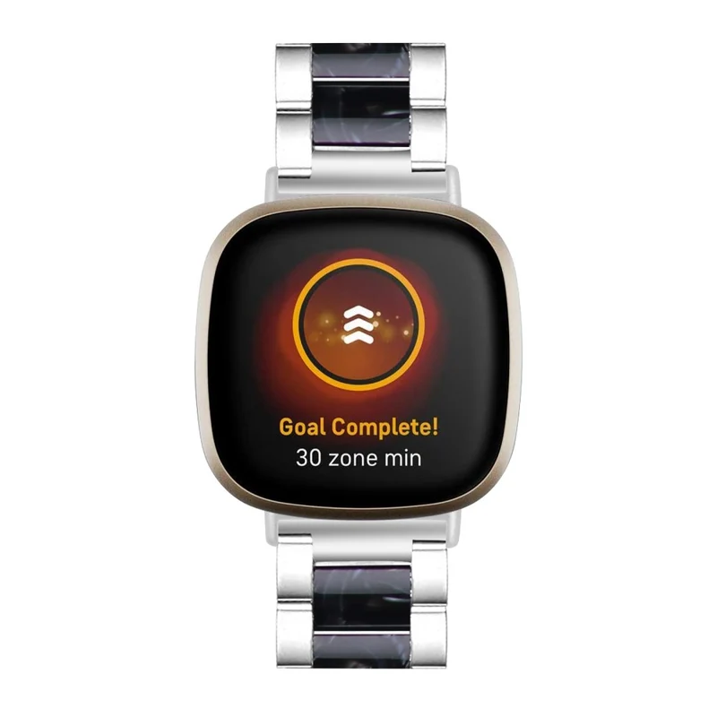 Mega bequem Fitbit Versa 3 Metall und Plastik armband