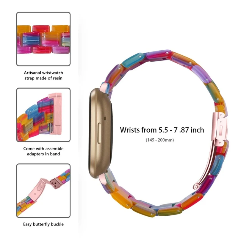 Super cool Fitbit Versa 3 / Fitbit Sense armband