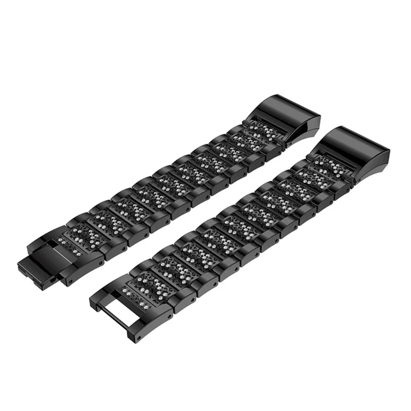 Absolut bequem Fitbit Charge 2 Metall und Strass armband
