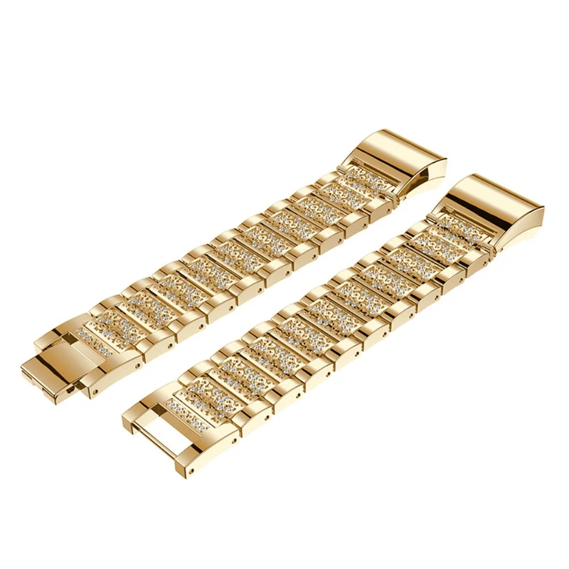 Absolut bequem Fitbit Charge 2 Metall und Strass armband
