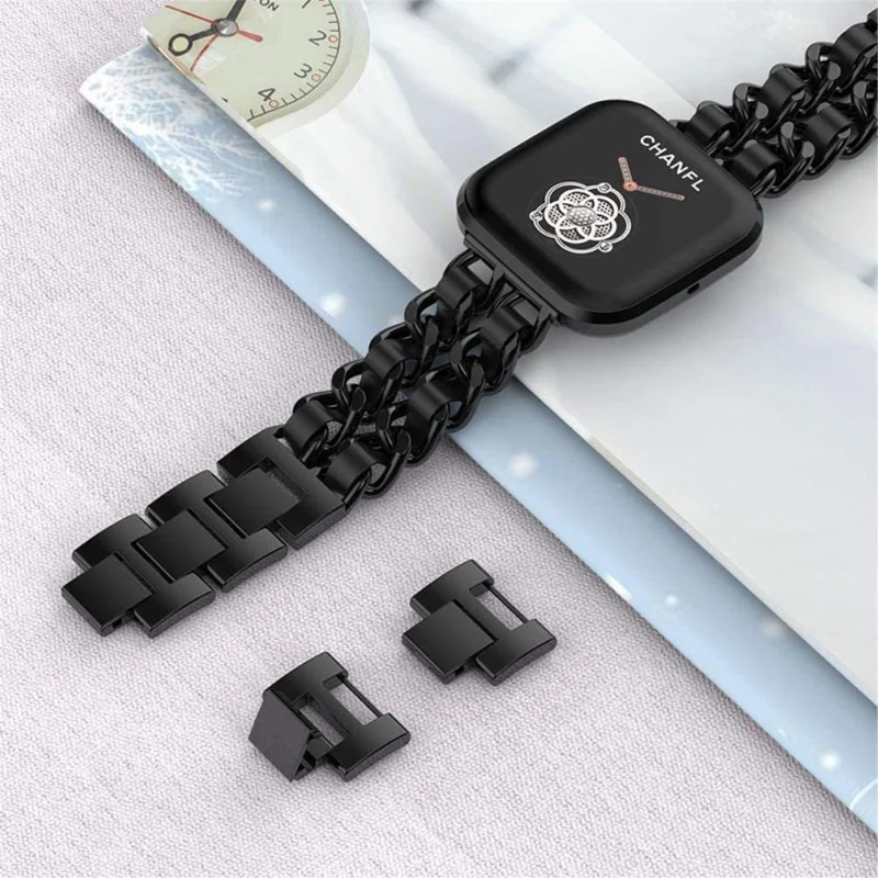 Fitbit Versa 2 / Fitbit Versa Lite Metall und Kunstleder armband