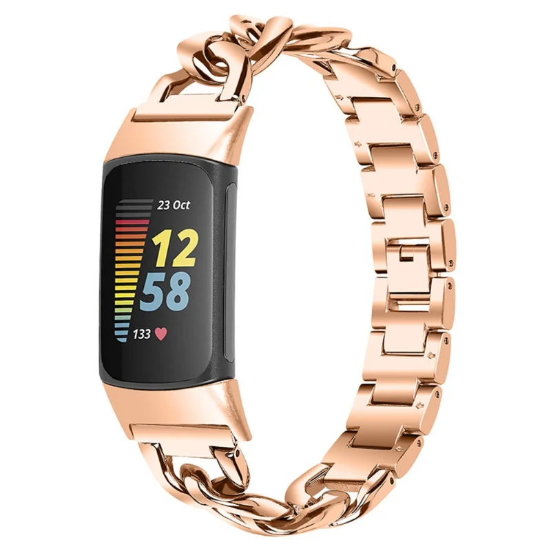 Super robust Fitbit Charge 5 Metall armband