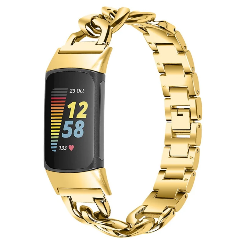 Super robust Fitbit Charge 5 Metall armband