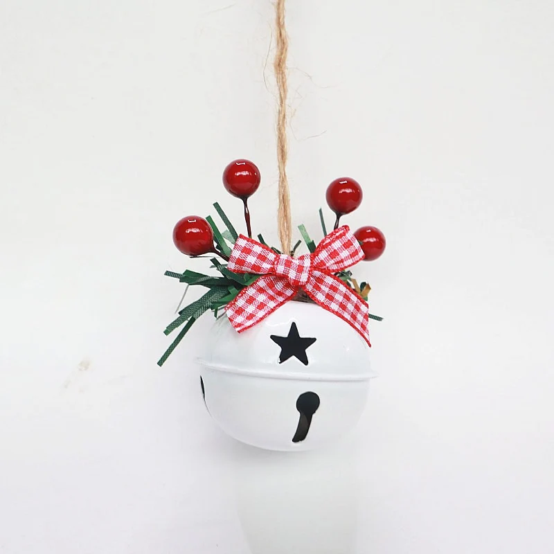 Weihnachtsglocke mit dekorativem Kranz