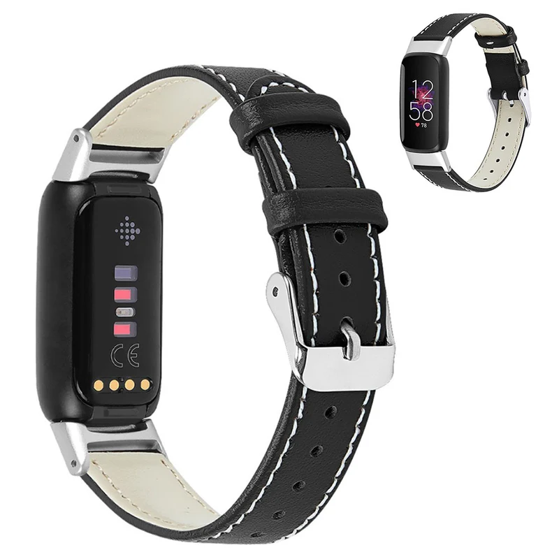 Sehr fantastisch Fitbit Luxe Echtes Leder armband