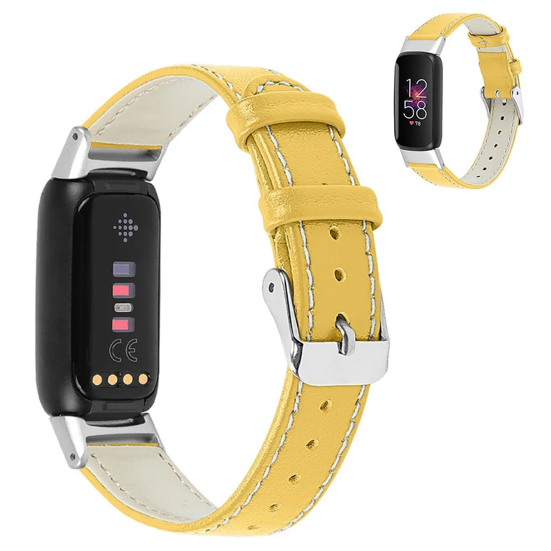 Sehr fantastisch Fitbit Luxe Echtes Leder armband