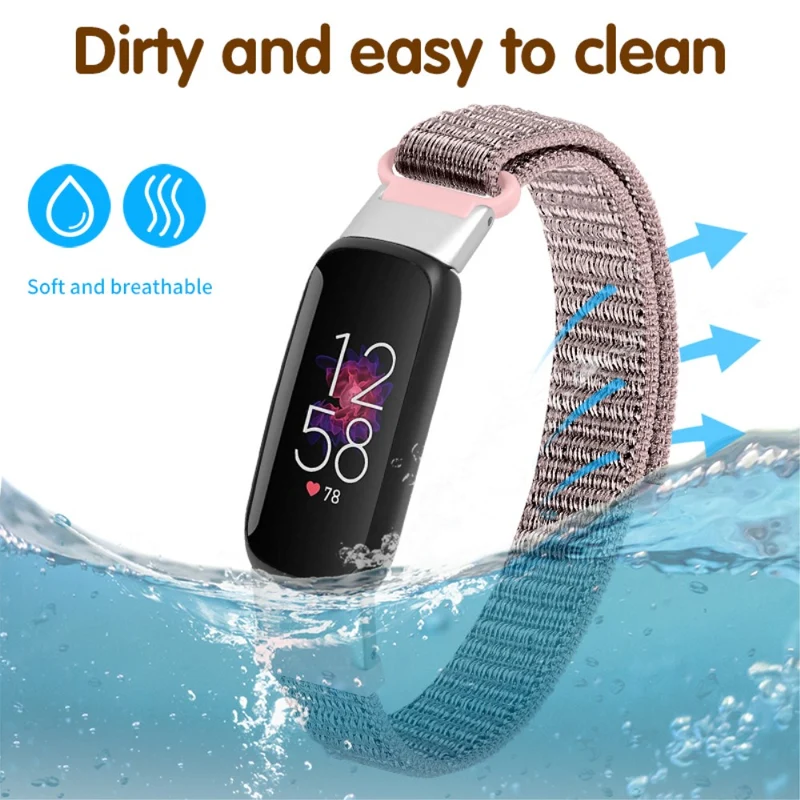 Megastark Fitbit Luxe Textil / Nylon armband