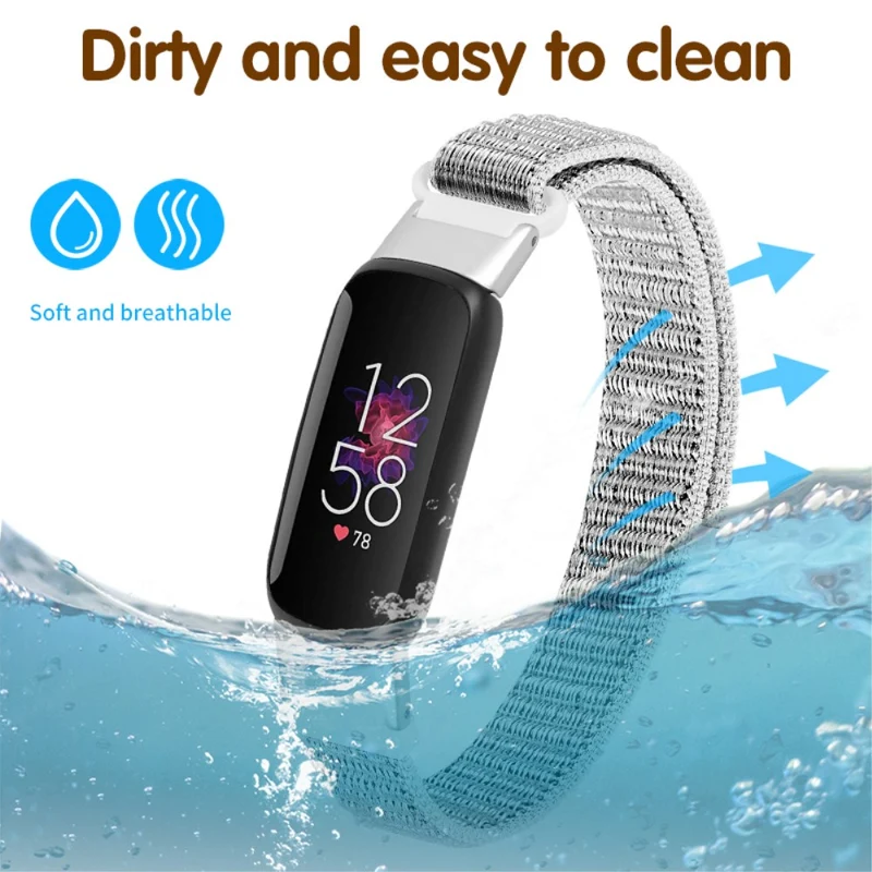 Megastark Fitbit Luxe Textil / Nylon armband