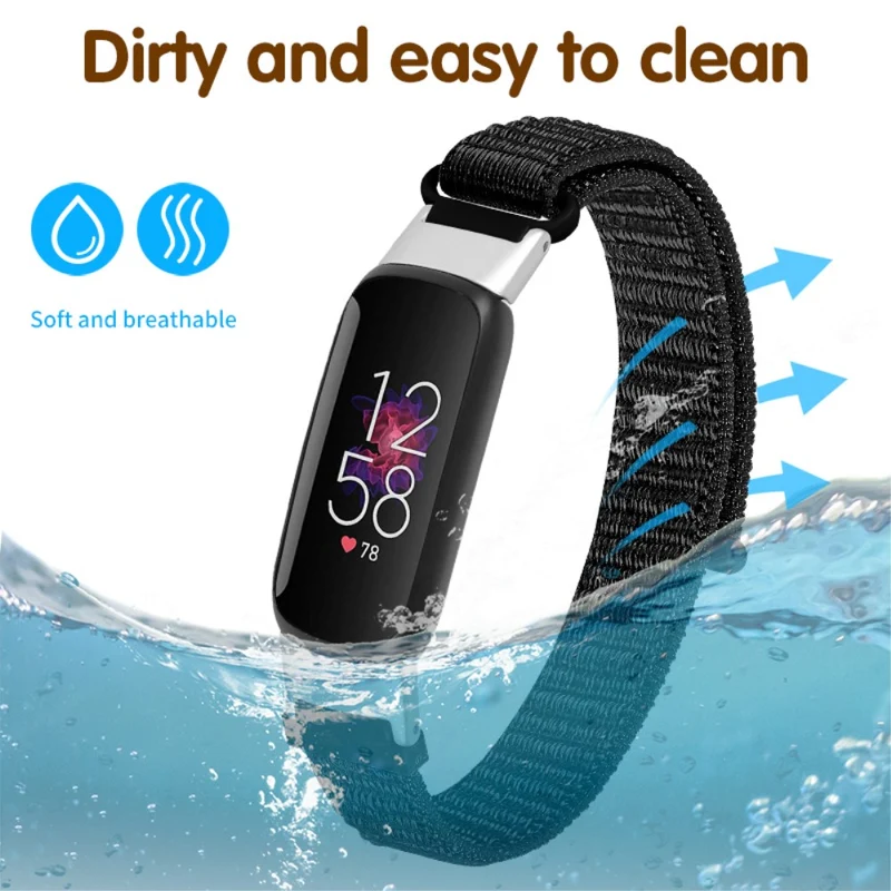 Megastark Fitbit Luxe Textil / Nylon armband