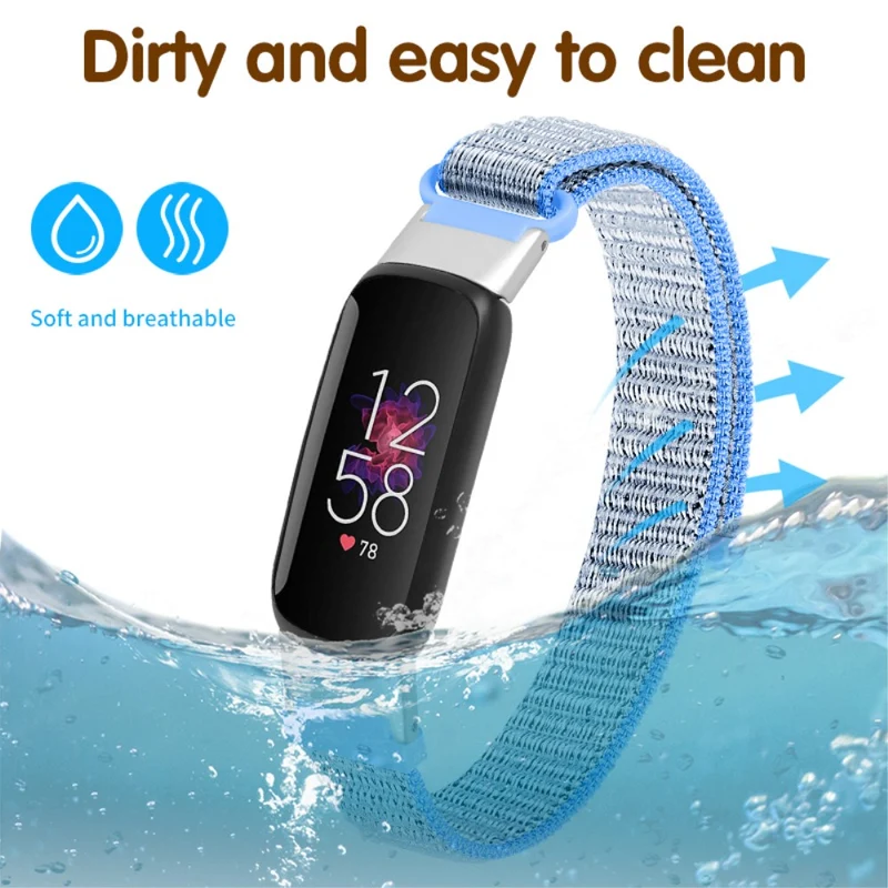Megastark Fitbit Luxe Textil / Nylon armband