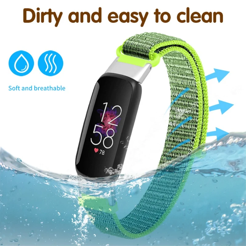 Megastark Fitbit Luxe Textil / Nylon armband