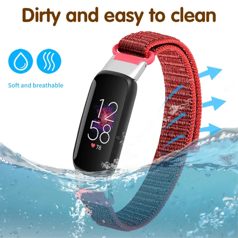 Megastark Fitbit Luxe Textil / Nylon armband