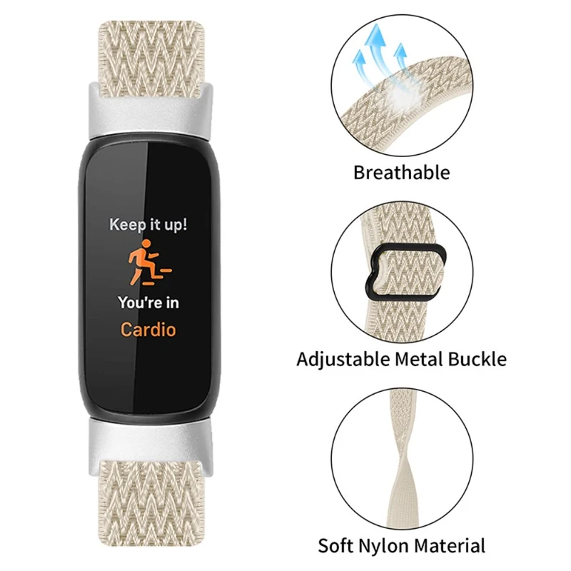 Sehr bequem Fitbit Luxe Textil / Nylon armband