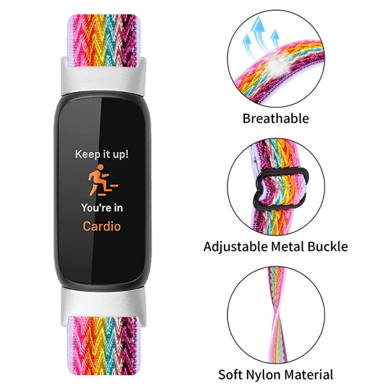 Sehr bequem Fitbit Luxe Textil / Nylon armband