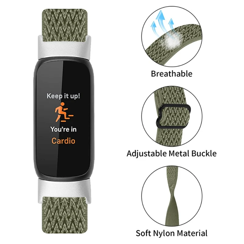 Sehr bequem Fitbit Luxe Textil / Nylon armband
