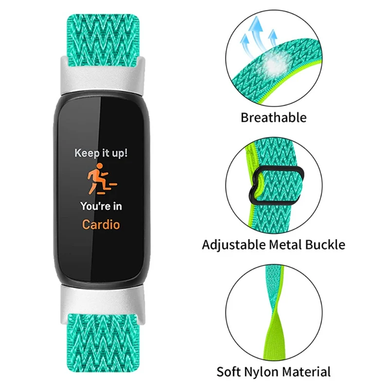 Sehr bequem Fitbit Luxe Textil / Nylon armband