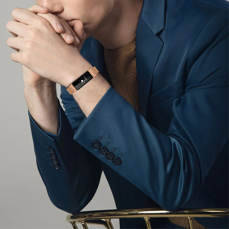 Unglaublich angenehm Fitbit Inspire 2 Metall armband