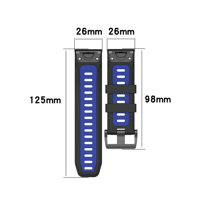 Absolut niedlich Garmin Fenix 7X Silikon / TPU armband