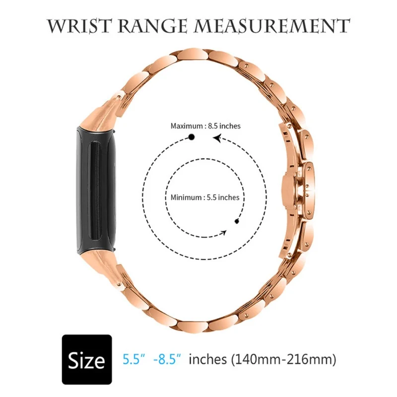 Brillant Fitbit Charge 5 Metall armband