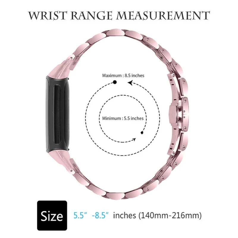 Brillant Fitbit Charge 5 Metall armband