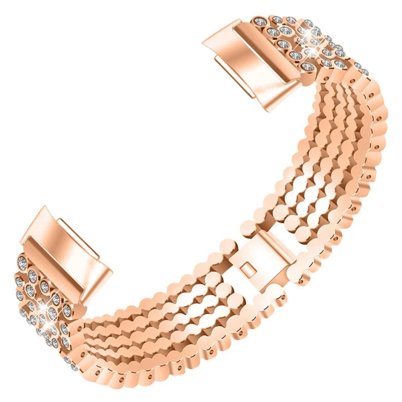 Auffallend gut Fitbit Charge 5 Metall und Strass armband