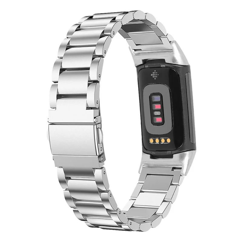 Unglaublich cool Fitbit Charge 5 Metall und Strass armband