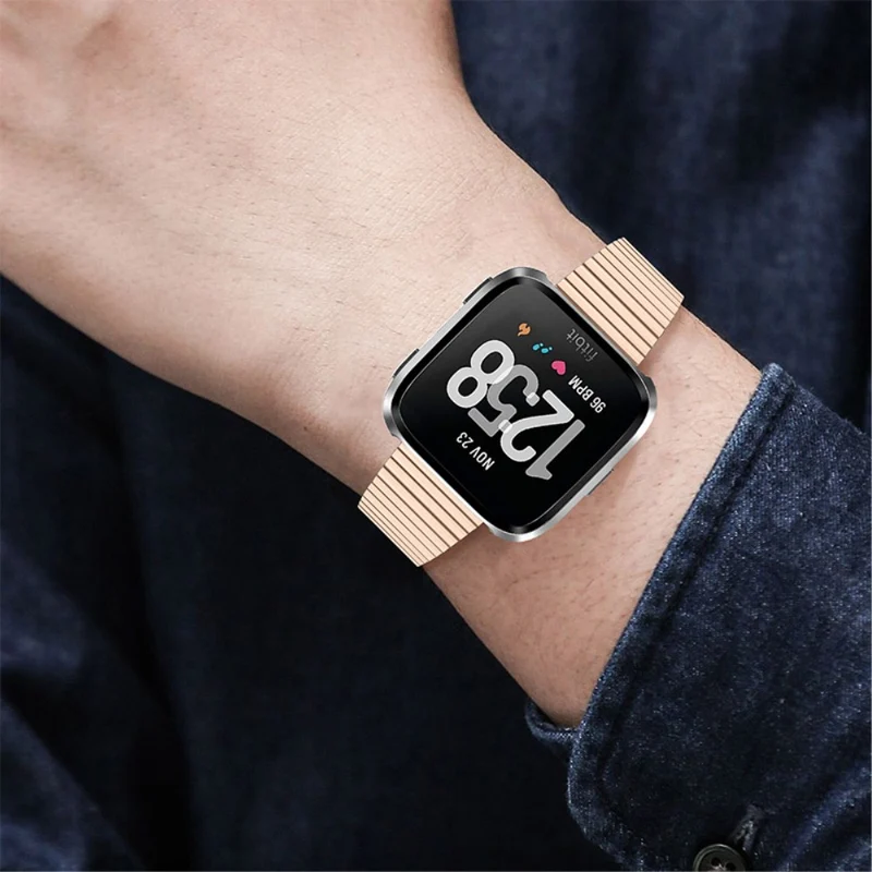 Bequem Fitbit Versa 2 / Fitbit Versa Lite Metall armband