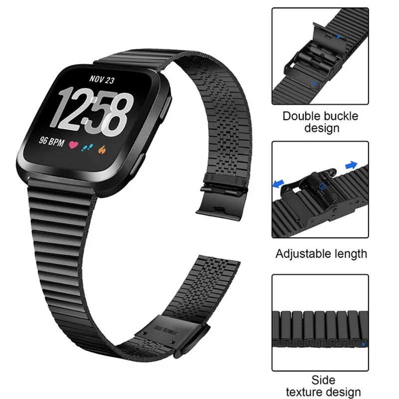 Bequem Fitbit Versa 2 / Fitbit Versa Lite Metall armband