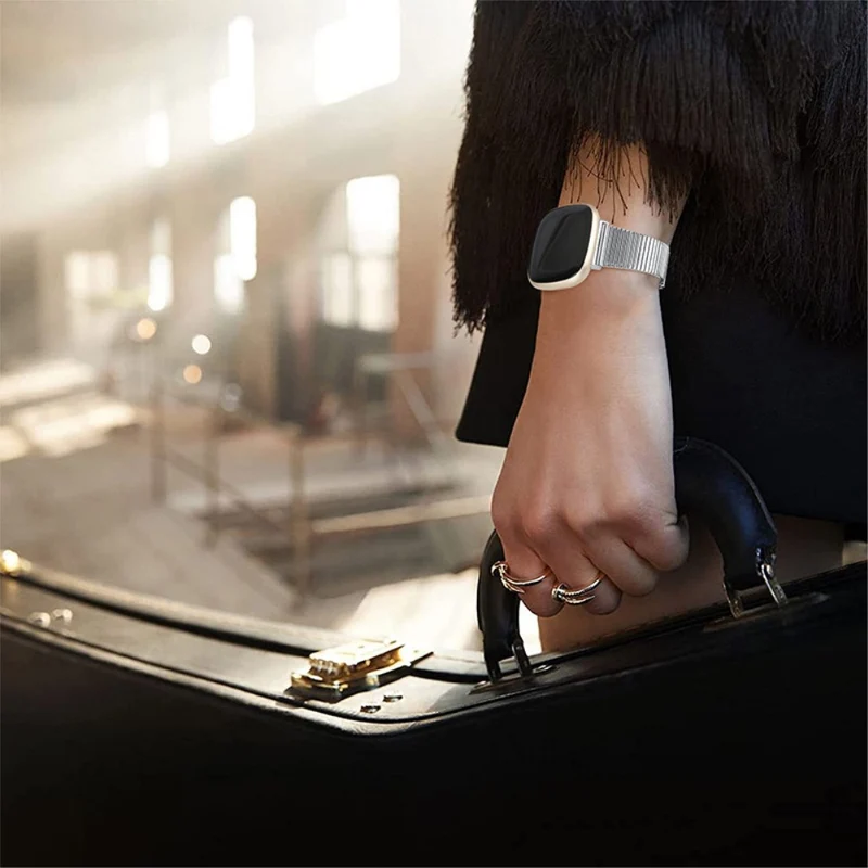 Bemerkenswert fantastisch Fitbit Versa 3 Metall armband