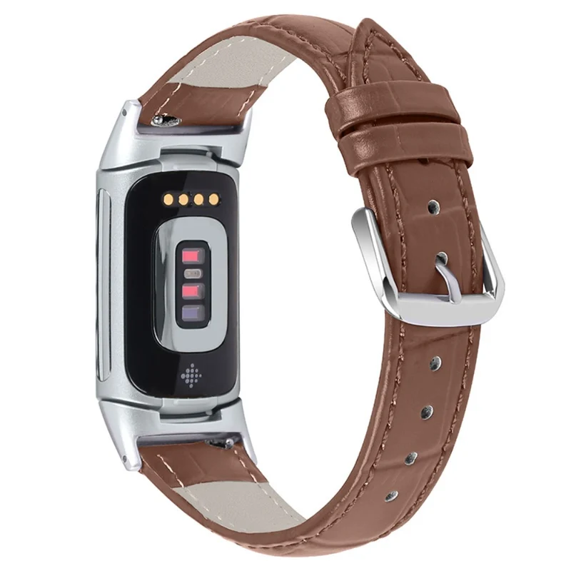 Super cool Fitbit Charge 5 Echtes Leder armband