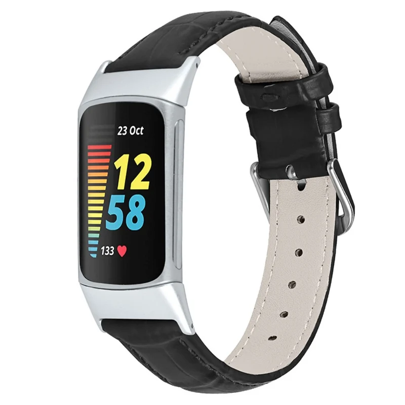 Super cool Fitbit Charge 5 Echtes Leder armband