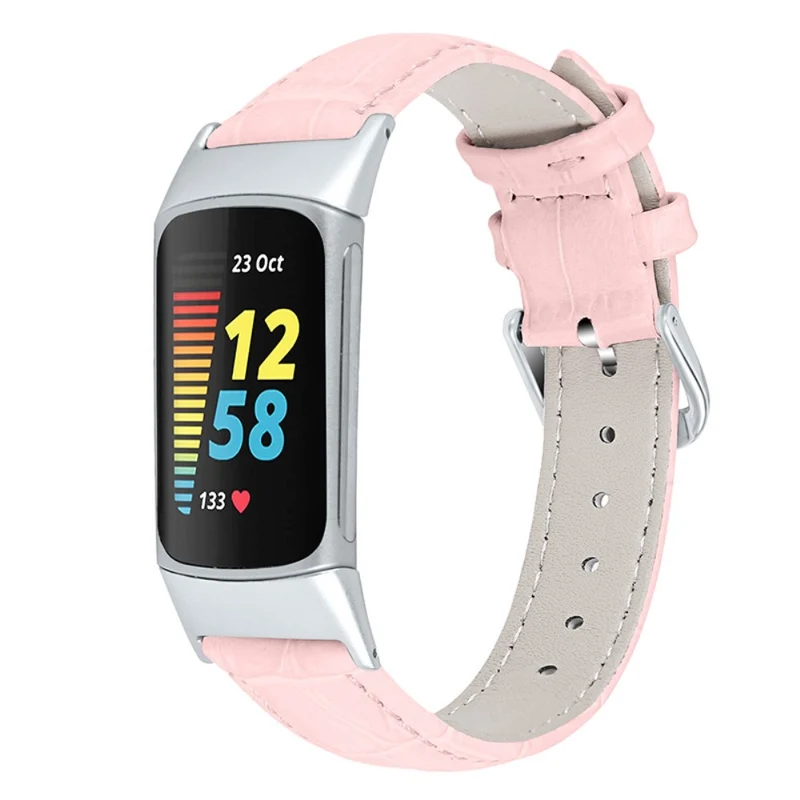 Super cool Fitbit Charge 5 Echtes Leder armband