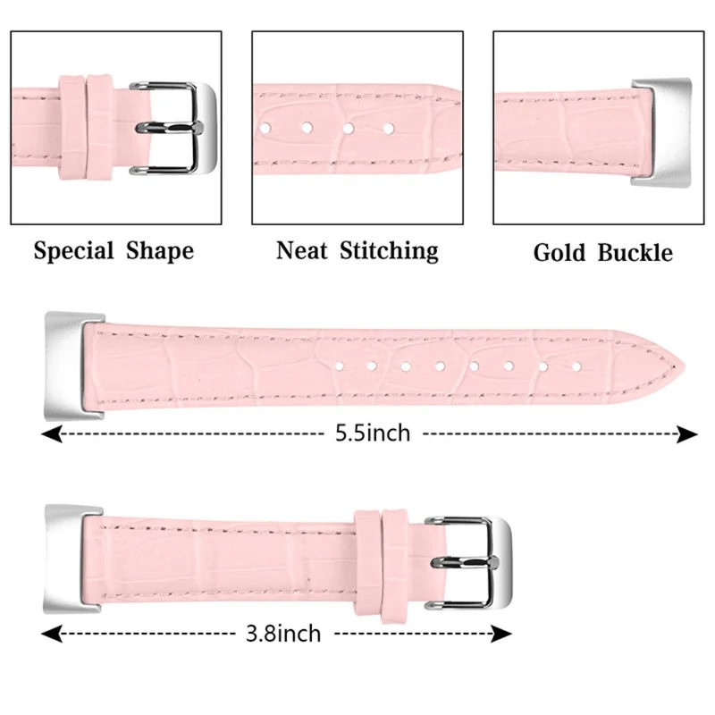 Super cool Fitbit Charge 5 Echtes Leder armband