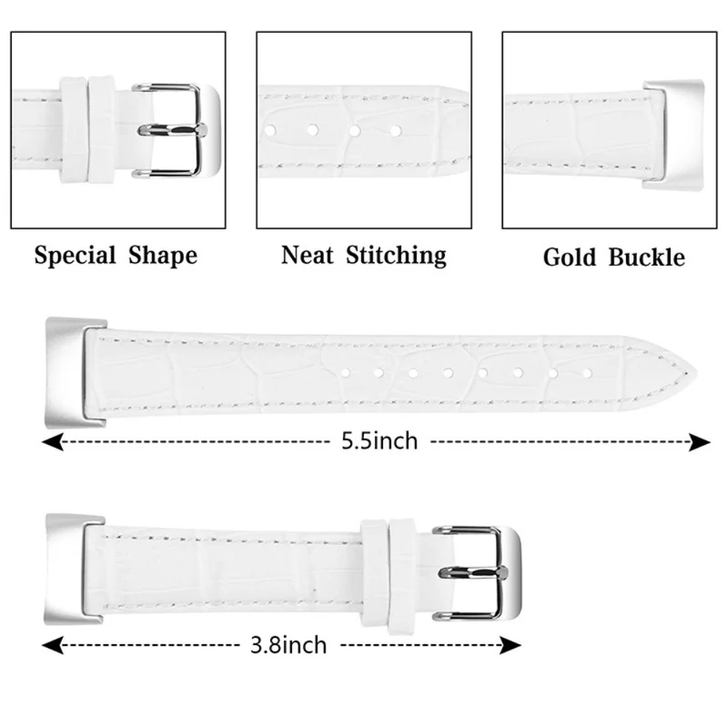 Super cool Fitbit Charge 5 Echtes Leder armband
