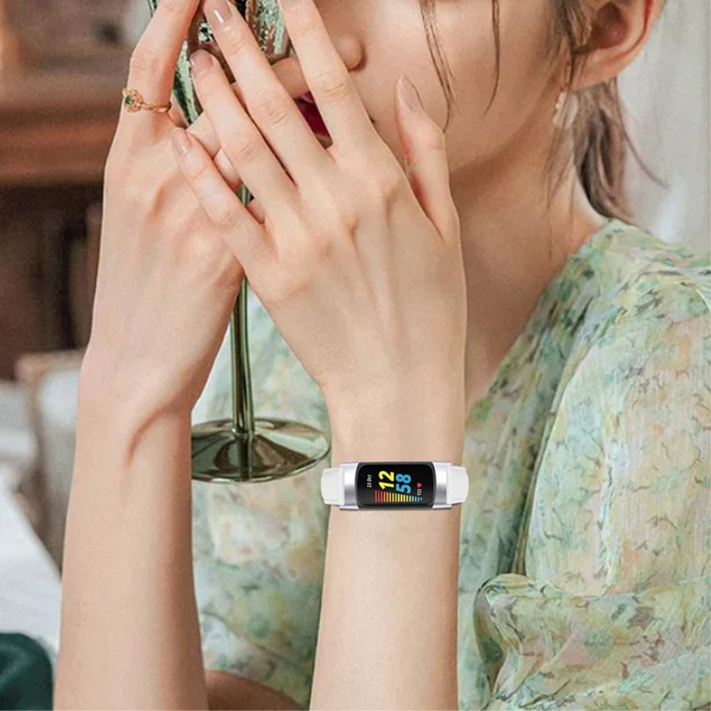 Super cool Fitbit Charge 5 Echtes Leder armband
