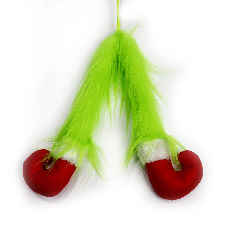 Lustige Weihnachtsmann-Handfigur