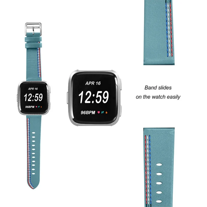 Süß Fitbit Versa 2 / Fitbit Versa Lite Echtes Leder armband