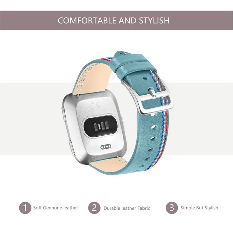 Süß Fitbit Versa 2 / Fitbit Versa Lite Echtes Leder armband